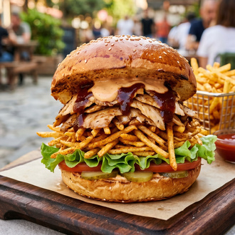 Tavuk Bbq Burger görseli