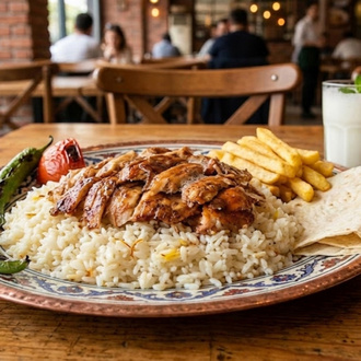 Pilav Üstü Tavuk Döner görseli