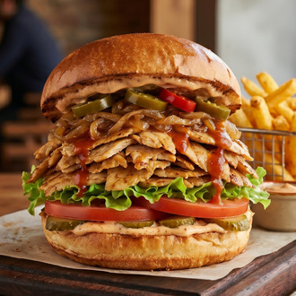 Tavuk Mexican Burger görseli