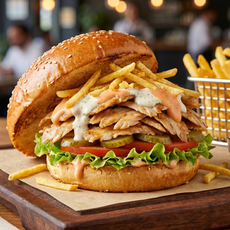 Tavuk Ranch Burger görseli