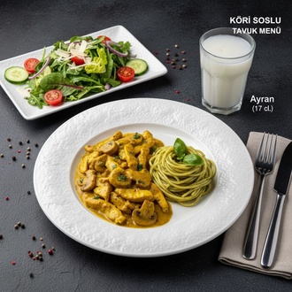 Köri Soslu Tavuk Menü görseli