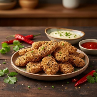 Susamlı Çıtır Tavuk Nugget (18 Gr.) görseli