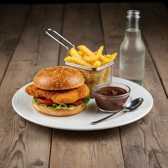 Çıtır Tavuk Burger (Small) Menü görseli