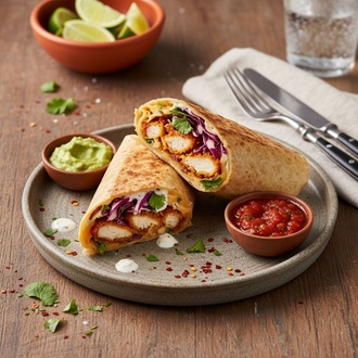 Çıtır Tavuk Burrito görseli