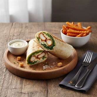 Tortilla Sezar Çıtır Tavuk Dürüm görseli