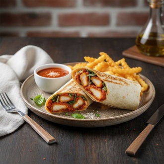 Tortilla Arrabbiata Çıtır Tavuk Dürüm görseli