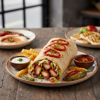 Tortilla Acıyanar Çıtır Tavuk Dürüm görseli