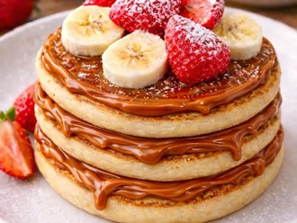 Dulce De Leche Pancake (3 Kat) görseli