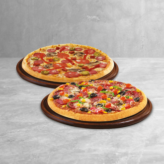 1 Alana 1 Hediye - 2 Orta Boy En Sevilen Pizzalar görseli