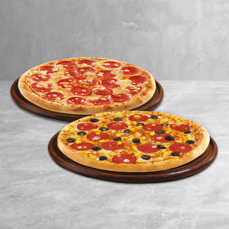 2 Büyük Boy Cazip Pizzalar görseli