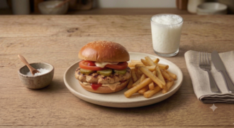 Triple Tavuk Burger Ekonomik Menü görseli