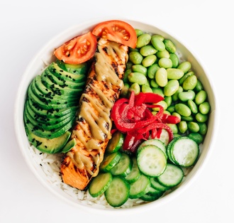Izgara Somon Bowl görseli