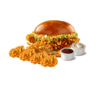 Cajun Hot Honey Burger görseli
