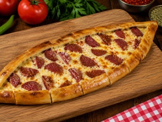 Kaşarlı Sucuklu Pide görseli