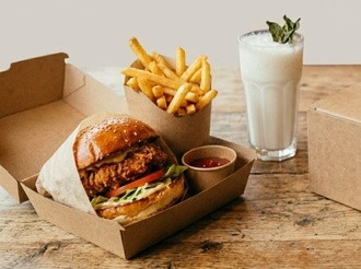 5'Li Tavuk Burger & Küçük Ayran Menü görseli