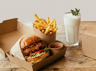 3'Lü Tavuk Burger & Küçük Ayran Menü görseli