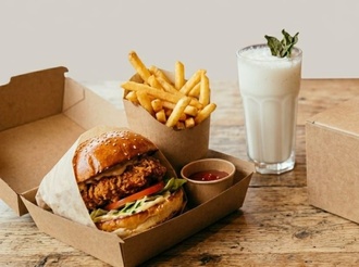 Tavuk Burger & Küçük Ayran Menü görseli