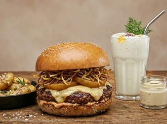5'Li Klasik Burger & Küçük Ayran Menü görseli