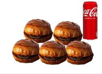 4'Lü Islak Hamburger Menü görseli