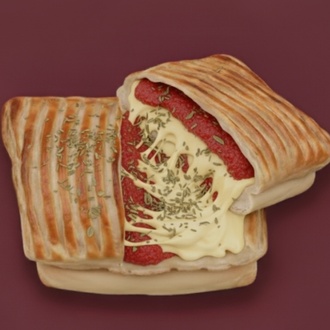 Salçalı Kaşarlı Katmer Tost görseli