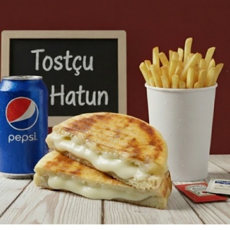 Üç Peynirli Bazlama Tost Menü görseli