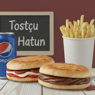 İkili Bazlama Tost Menü görseli