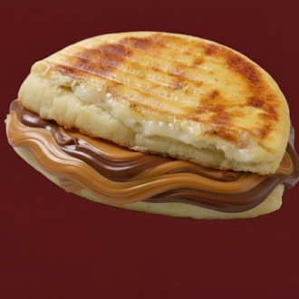 Lotus Kremalı & Çikolatalı Bazlama Tost görseli
