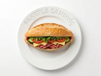Sosisli Kaşarlı Sandviç görseli