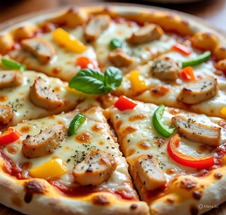 Tavuklu Pizza görseli