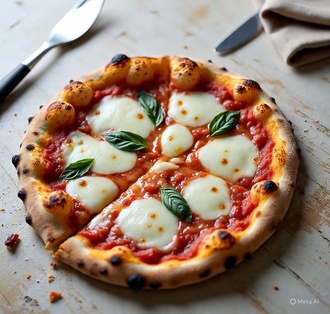 Margherita Pizza görseli