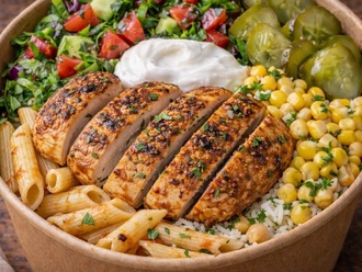 Izgara Tavuklu Makarna Bowl görseli