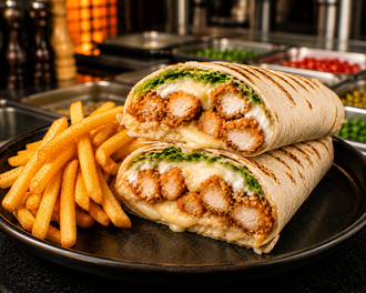 Çıtır Tavuklu Wrap görseli