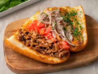 3'Lü Yarım Ekmek Et Tantuni Menü görseli