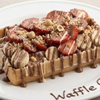 Kare Waffle Çikolata Lezzeti görseli