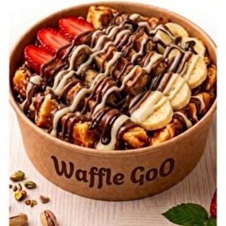 Waffle Beyaz Sütlü Çikolata Rüyası görseli