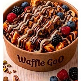 Waffle Kırmızı Meyve Rüyası görseli