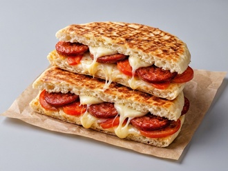 Karışık Bazlama Tost görseli