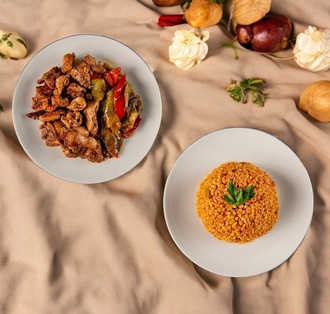 Badi Ekrem'in Izgara Tavuk Lezzeti (Izgara Tavuk Şiş & Bulgur Pilavı) görseli