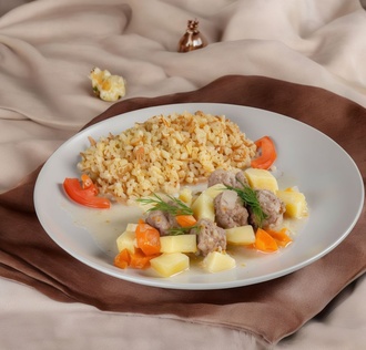 Mahmut Hoca'nın Ekşili Köfte & Bulgur Pilavı görseli