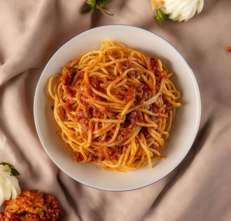 Tulum Hayri'nin Kıymalı Yolu (Bolonez Soslu Spaghetti) görseli