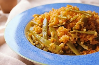 Taze Fasulye & Bulgur Pilavı görseli