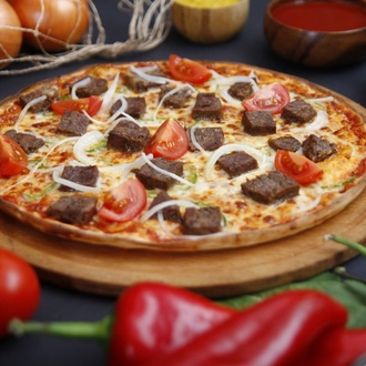 Kavurmalı Pizza Orta Boy (30 Cm Large, 1 - 2 Kişilik) görseli