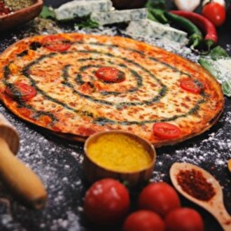 Margherita Pizza Büyük Boy (40 Cm Xxl 2-3 Kişilik) görseli