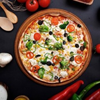 Veggie Pizza Büyük Boy (40 Cm Xxl 2-3 Kişilik) görseli