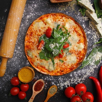 4 Peynirli Pizza (30 Cm Large - 1 - 2 Kişilik) görseli