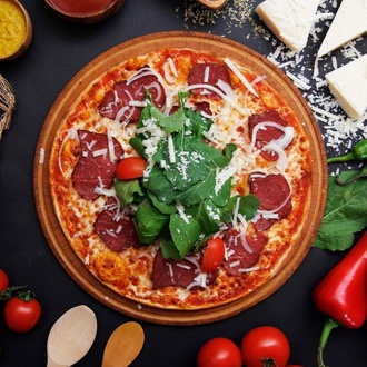 Kuru Etli Pizza Büyük Boy (40 Cm Xl 2-3 Kişilik görseli