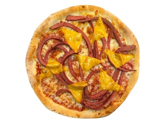 Sosisli & Cheddarlı Pizza (30 Cm) görseli