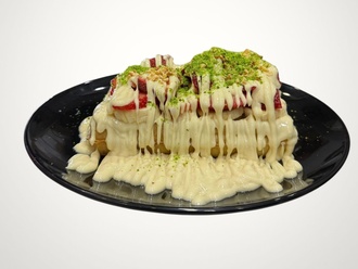 Beyaz Tutku (Beyaz Çikolatalı Waffle) görseli