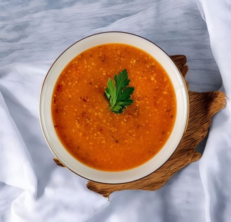 Kıymalı Tarhana Çorbası görseli