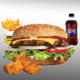 Famous Star With Cheeseburger Menü görseli